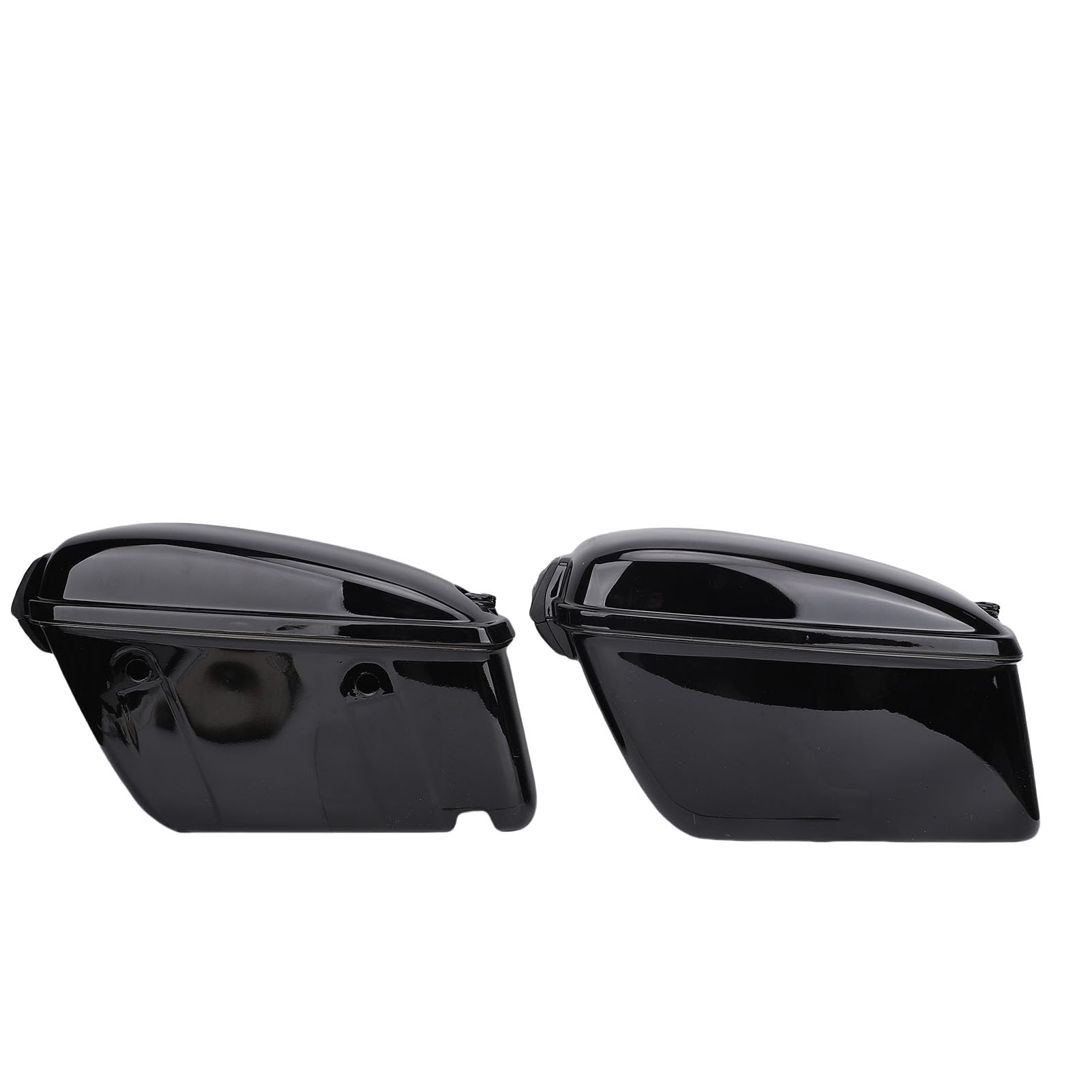 Denash Sacs de Selle Rigides pour Moto, Boîte de Sacoches d'une capacité de 22 L avec Serrure, Sacoches Rigides Universelles pour Le Rangement Latéral et Le Coffre de la Moto