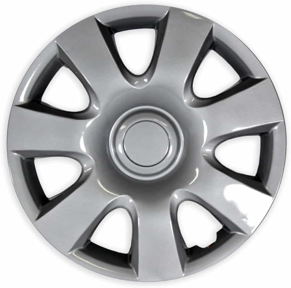 Set of 4 15" Push-on Silver Hubcaps for Toyota Camry 2002-2004