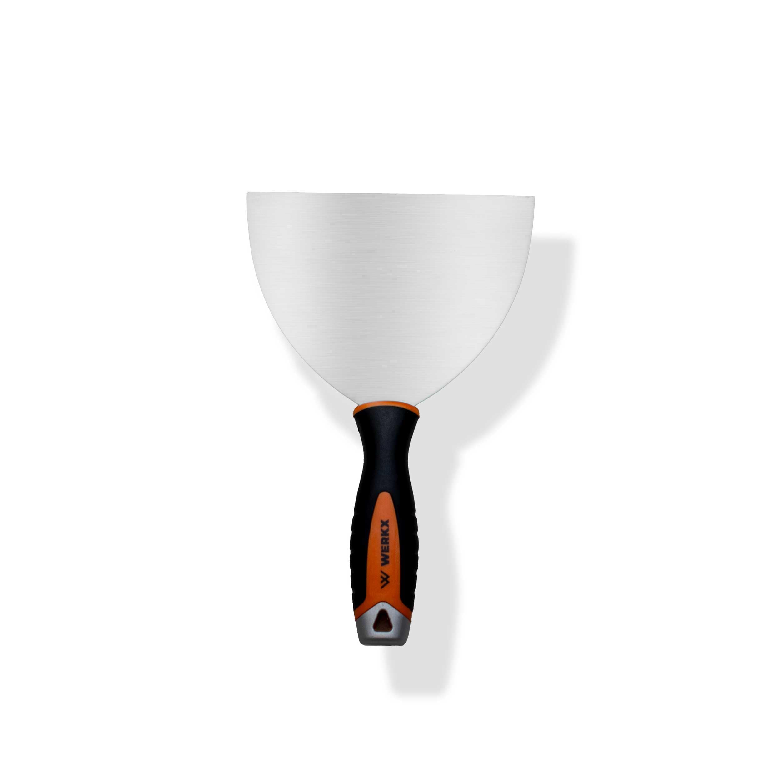 Set de 8 outils à enduire professionnels en acier Inox avec trousse de rangement – Kit parfait pour plaquiste, peintre, enduit, plâtre, lissage et rebouchage – Poignée bi-Matière ergonomique