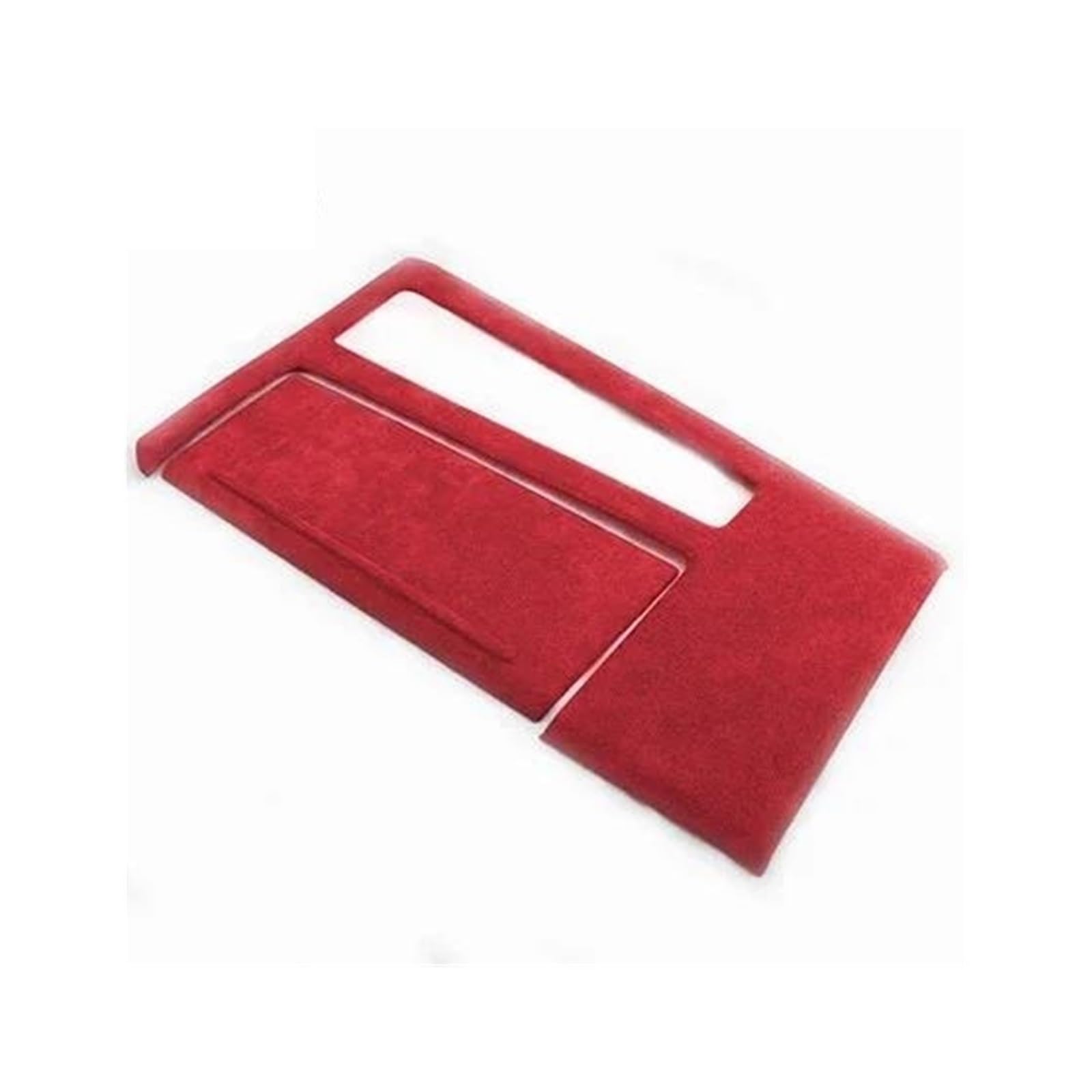 Fcaopcwama Gear Panel Red Rhd For Audi A6 C8 A7 Rs7 2019-2024 Suede Overlay Panels On Dashboard Armrest Gear Control And Doors Car Armrest Storage Box