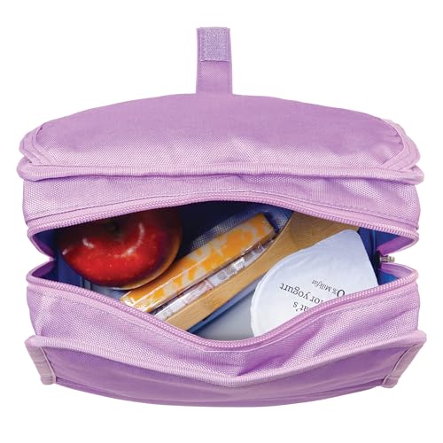 Image of Packit Freezable Lunch Bag, Lavender, Built with EcoFreeze Technology, Foldable, Reusable, Zip and Fold Closure with Buckle Handle, Designed for Work Lunches and Fresh Lunch On the Go (Pack of 12)