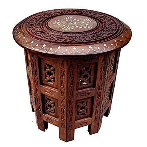 Image of Bros Moon Elegant and Sturdy Multi Purpose Table (Octa Table, 12 inches)