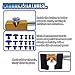 25PCS Car Dent Puller Kit, Car Body Dent Repair Tools, Paintless Dent Lifter Repair Tool Puller with 18 Tabs, Auto Dent Removal Kit for Car DIY Body Work
