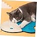 BESPORTBLE Natural Sisal Cat Scratcher Mat Scratch Pad for Cats and Kittens Creative Fish-Shaped Design Indoor Play Area Soft Grinding Cushion