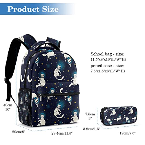Sac à dos de voyage avec étui à stylo et imprimé libellule unique