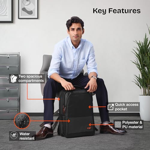 Image of Nasher Miles Corporate Backpack | Premium Laptop Backpack | Ideal for Office, College, School & Travel | Men, Women, Boys, Girls