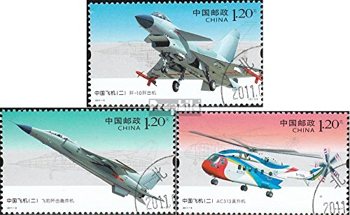 Prophila Collection People's Republic of Cina 4237-4239 (Completa Edizione) 2011 Aerospace (Francobolli per i Collezionisti) Aviazione