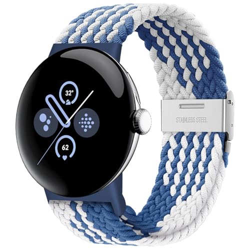 Correa elástica trenzada para reloj Google Pixel 41/45mm miniatura 1