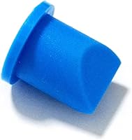 Vista 6 de Válvula de pico de pato de silicona azul de 10 piezas, válvula de retención unidireccional de 0.728 x 0.406 x 0.768 in para líquido y gas reflujo