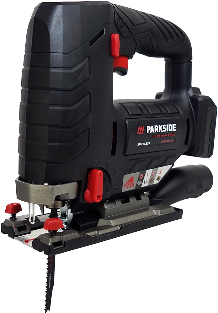 HEADNMORE® Bundle Parkside Performance PPSTDA 20 - Sierra de calar con batería (20 V, incluye llavero)