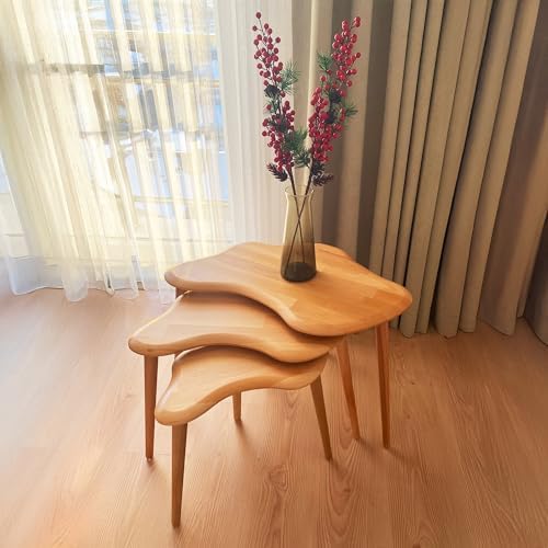 Nesting Coffee Tables, End Tables Set of 3 for Living Room Bedroo...