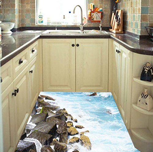 Wall Sticker, Hatop 3D Floor/Wall Sticker Removable Mural Decals Vinyl Art Living Room Decors (A)