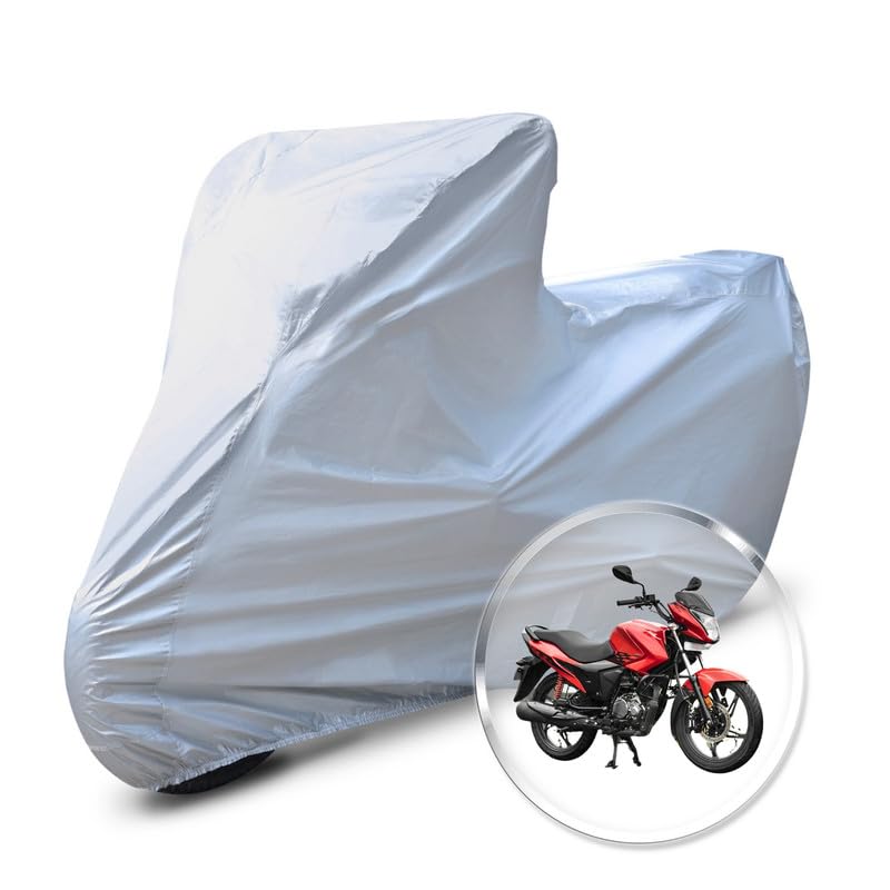 Image of Neodrift 'CrystalMax' Bike Cover for Hero Glamour i3s (All-Weather Motorcycle Protection, Water & UV Resistant, Dustproof, Windproof).
