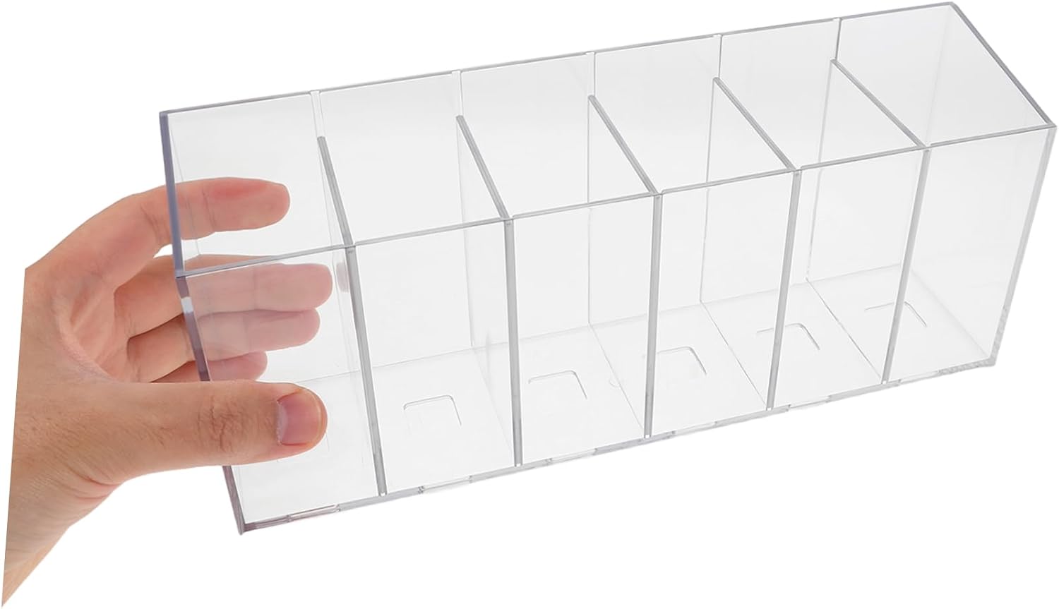 PRETYZOOM 2Pcs Drink Packet Organizer with Removable Divider Multi Compartment Storage Container for Sugar Tea and Packets for Kitchen Countertop and Office