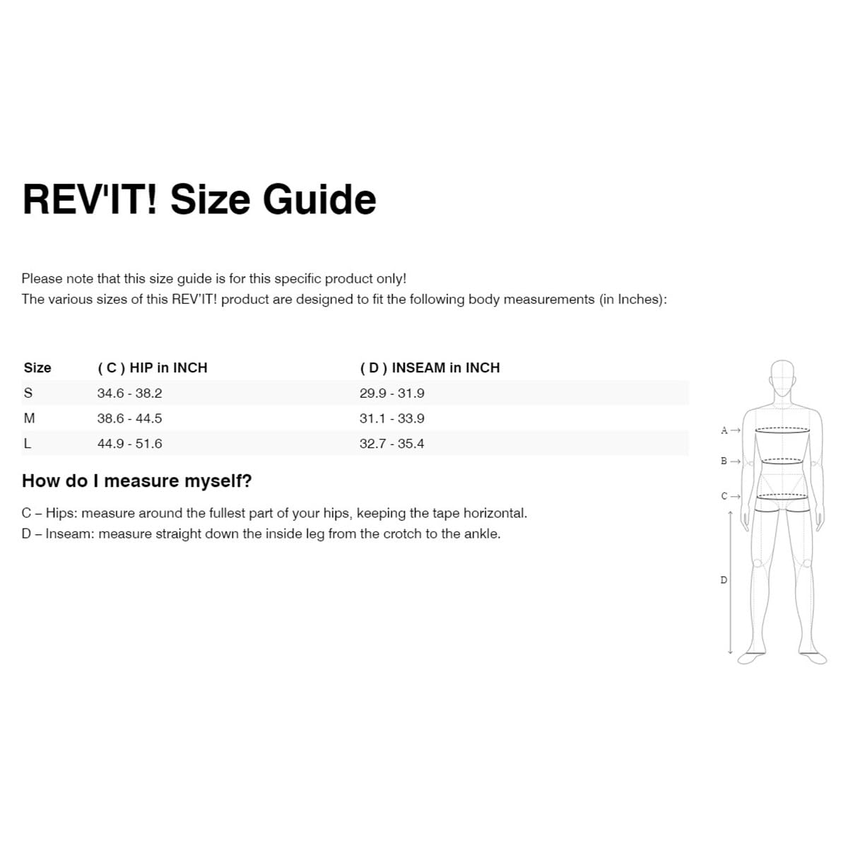 REV'IT! Revit Scram Knieprotektor