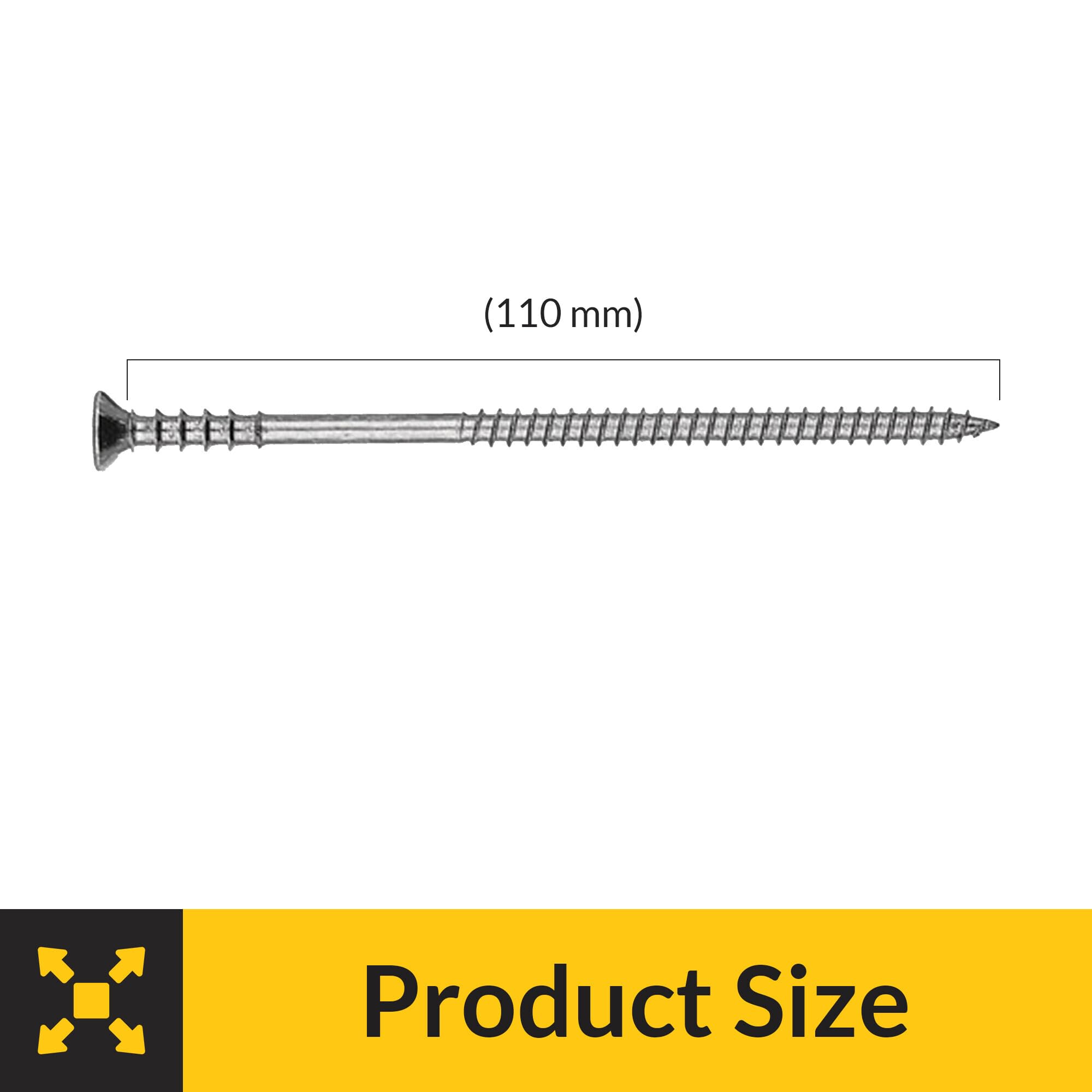 Brixwell SRW10329812001 Adjustable Screw, Countersunk Pack of 100