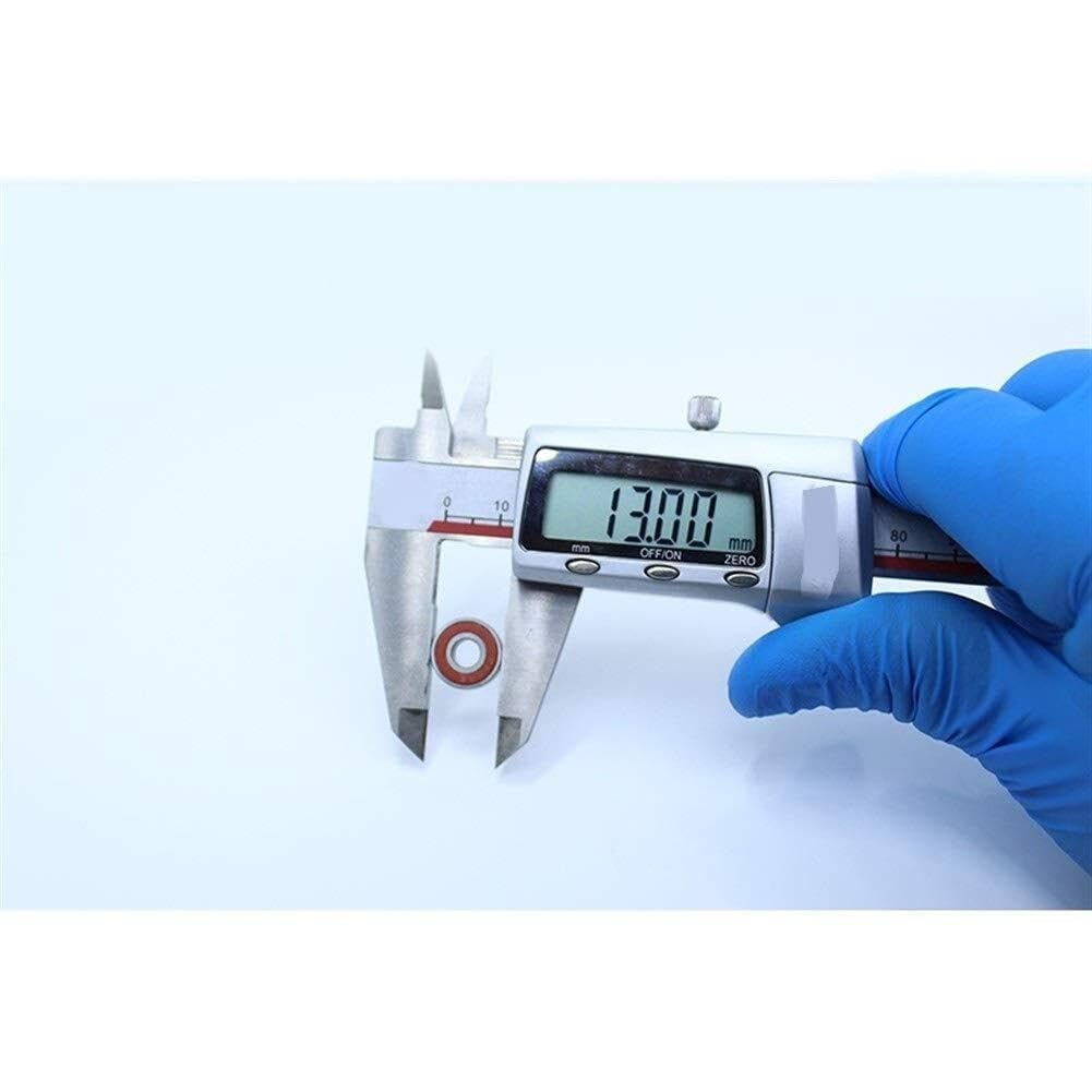Łożysko, Zestawy naprawcze 695-2RS 695RS łożysko ABEC-3 10 sztuk 5x13x4 mm miniaturowe łożyska kulkowe 619/5RS Z2V1 pomarańczowe uszczelnione 695 2RS