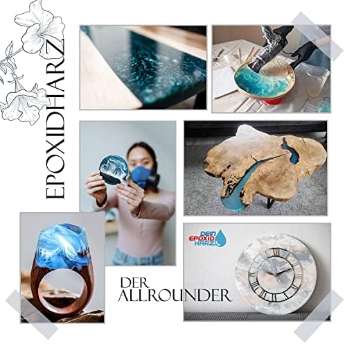 Epoxy Resin 4.5 kg Fibreglass Kit | Professional Quality Clear & Odourless Lamination and Resin with Hardener and Gloves, incl. English Instructions