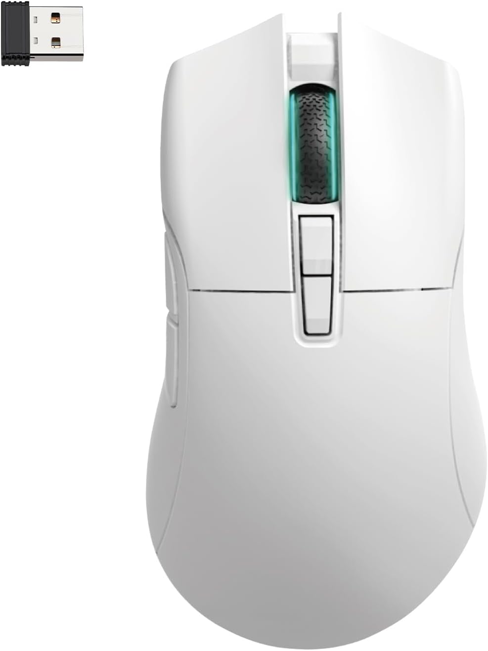 Darmoshark N3PRO 8K Wireless Gaming Mouse,Tri-Mode 2.4G/USB-C/Bluetooth Mouse Up to 26000DPI,PAW3395 Optical Sensor Lightweight 64g,7 programmable Button 500MAh Battery Life,Computer Mouse for PC