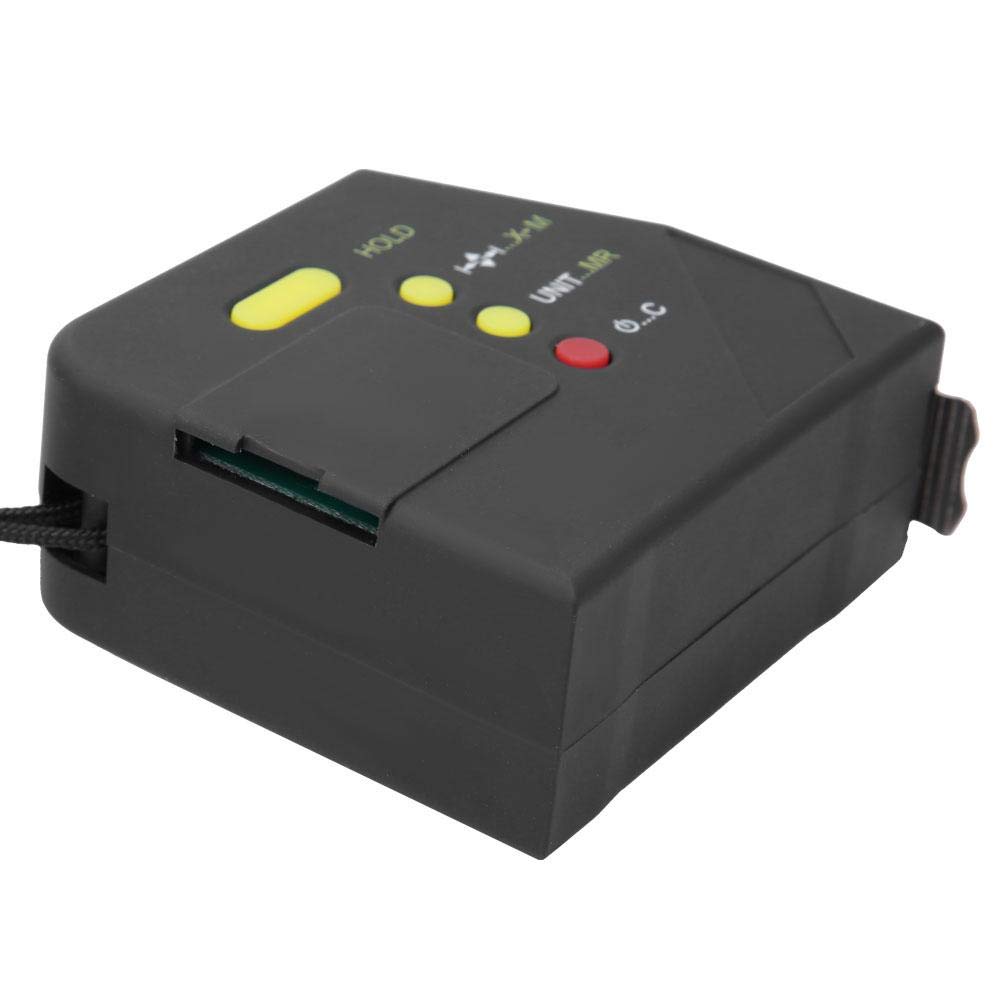 Metro a nastro digitale, 5 m, elettronico, portatile, per la lavorazione del legno, con display LCD