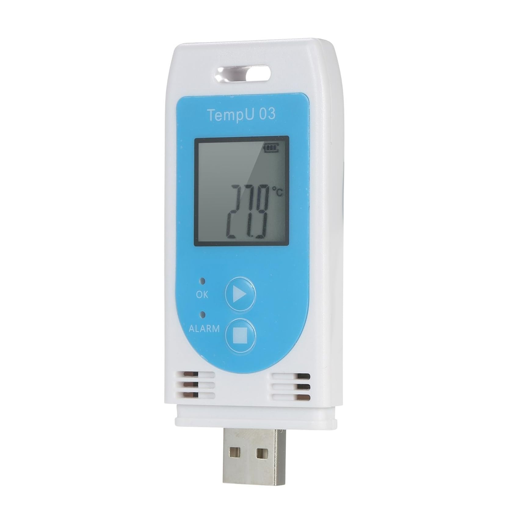 6X TempU 03 Registrador de Datos de Temperatura y Humedad USB Reutilizable TEMP Registrador de Datos Medidor de Registro de Humedad