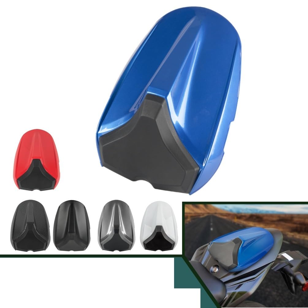 Pasuje Do Suzuki GSXS 750 2017-2022 Tylne Siedzenie Pasażera Pokrywa Motocykl Solo Owiewka Osłona(Blue)
