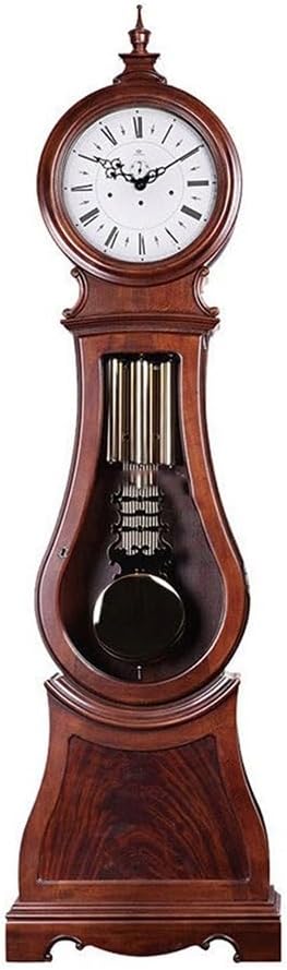 Grandfather Clock Wood Frame Grandfather Clock Contemporary in Reddish Brown Standing Floor Clocks Grandfather Alarm