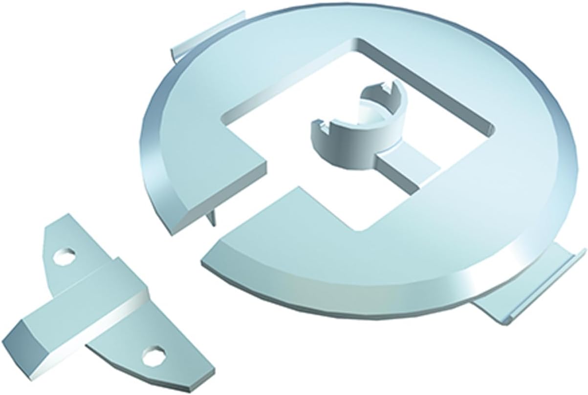 Bachmann Easy-Cover-Quadro White Easy-Cover-Quadro, Cable, W125899557 (Easy-Cover-Quadro, Cable Bracket, Ceiling, Polyoxymethylene (POM), White)