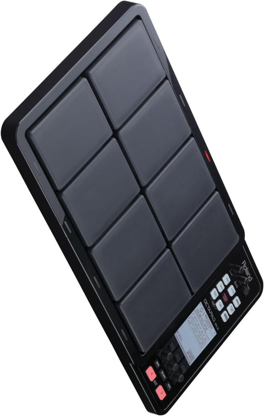 Roland SPD-30 Octapad Electronic Drum Pad with Four Dual-Trigger Inputs, Large Backlit LCD, Pad Indicator and Plus A Hi-Hat Controller (Black)