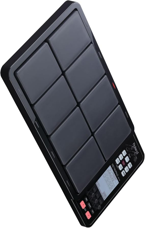 Roland SPD-30 Octapad Electronic Drum Pad with Four Dual-Trigger Inputs, Large Backlit LCD, Pad Indicator and Plus A Hi-Hat Controller (Black)