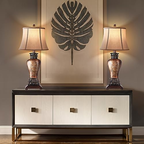 Hamucd HFH1 29 Inch Farmhouse Rustic Table Lamps thumb #4