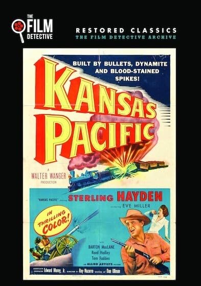 Kansas Pacific DVD para tardes de cine clásico del oeste en familia