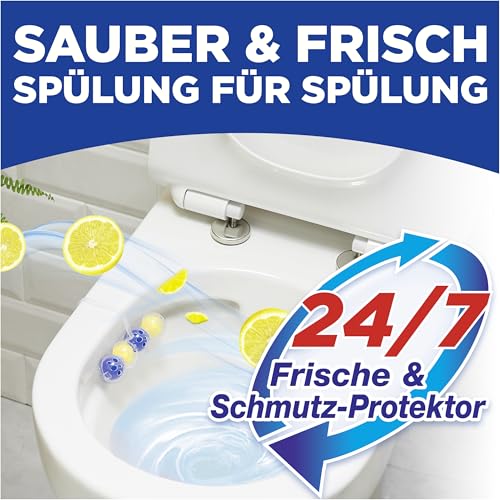 WC FRISCH Kraft Aktiv Duftspüler Lemon (150 g), WC Reiniger für Reinigung bei jeder Spülung, Duftsteine für langanhaltend frischen Duft, + 50% Anti-Kalk Effekt* 6
