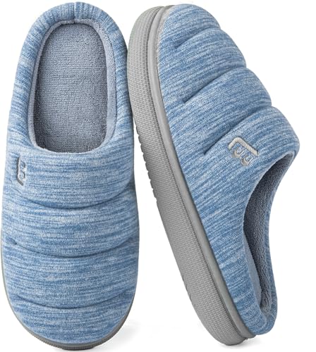 LongBay Women's House Slippers Ultra-Soft Memory Foam Bedroom Shoes Slip On Clogs for Indoor Outdoor