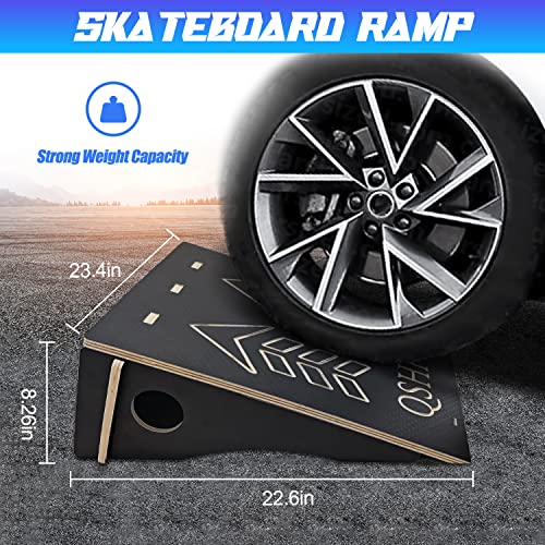 Launch Ramps For Skateboard, Scooters, Bikes, Roller Skates, Rc Car, Bmx And More, Foldable Wood Pro Jump Trick Skateboard Ramp For Kids And Adults #TOP2