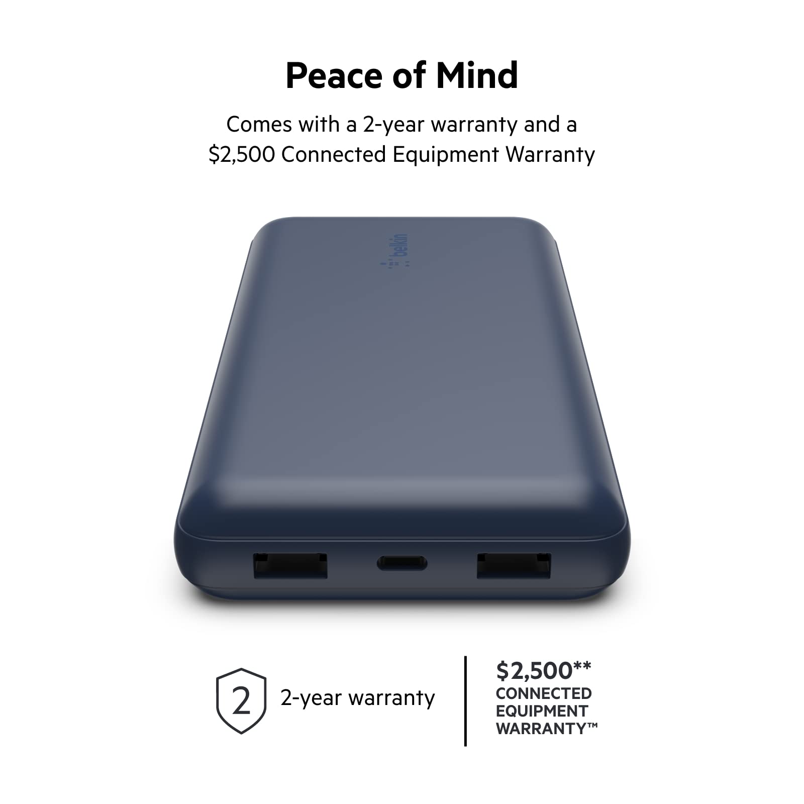 Buy Belkin Usb C Portable Charger 20000 Mah, 20K Power Bank With Triple