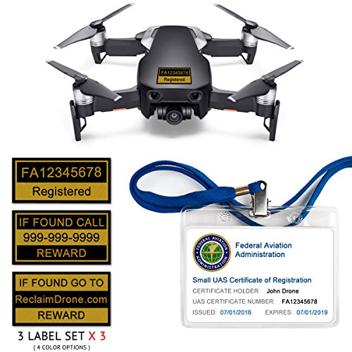 Mavic Air - FAA Drone Identification Bundle - Labels (3