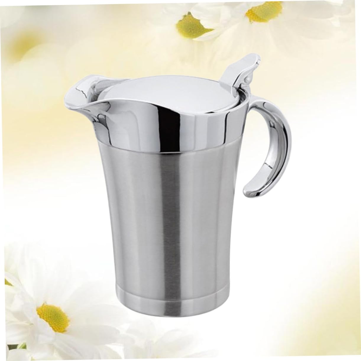 Dispensador de Aceite de Acero Inoxidable 304 450ml Plata | Capacidad Compacta, para Cocina y Restaurante, Almacenamiento de Aceite
