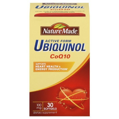 (2 Pack)-Nature Made Ubiquinol CoQ10 100 Mg Softgel, 30 Count each by Nature Made