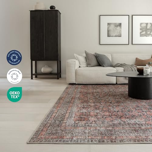 Tapete Rustica 3’ x 5’ Floral Vintage miniatura 7