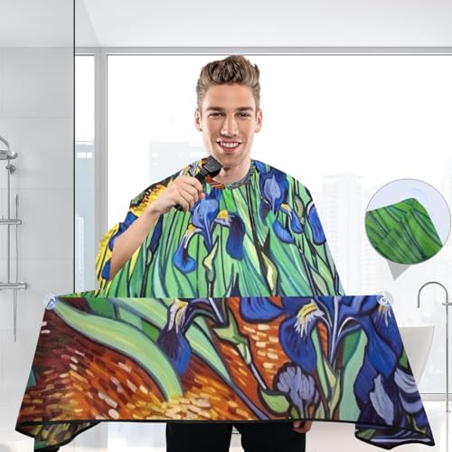 Capa de Corte de Pelo Profesional Impermeable MAOBLYR para Barbería con Cierre Ajustable de Broches miniatura 6