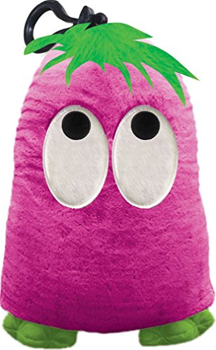 iscream Mon-star Friendly Furry Monster Plush Backpack Buddy Keyring Collection - Watermelon Scent