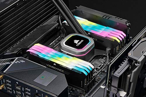 Image of Corsair Vengeance RGB PRO SL 64GB (2x32GB) DDR4 3200MHz C16 Desktop Memory (10 Ultra-Bright RGB LEDs, Custom Performance PCB, Tight Response Times, Intel XMP 2.0) Black