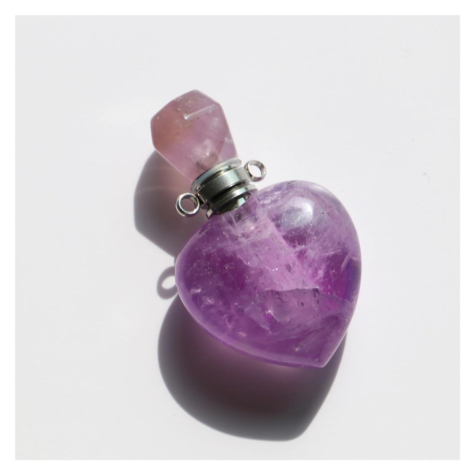 AARTERZZA 1PC Crystal Amethyst Clear Quartz