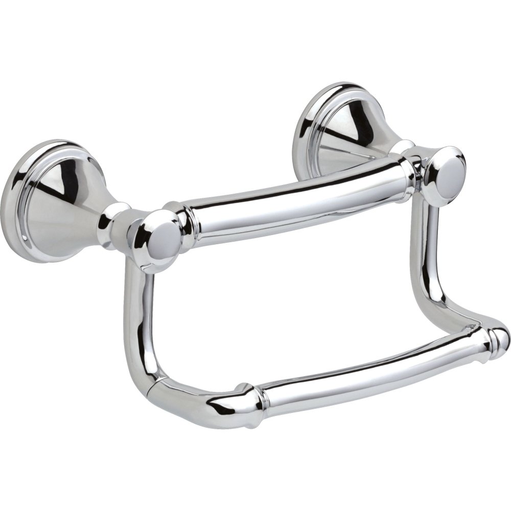 Delta Faucet 41350 Traditional Pivoting Tissue Holder / Assist Bar, Polished Chrome,4.25 x 5.38 x 6.00 inches