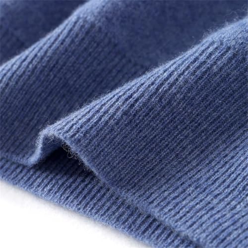 Winter Wool Sweater Men's Round Neck Stripe Business Casual Fashion Long Sleeve Pullover Sweater4