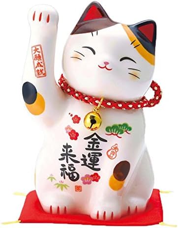 Amazon Co Jp 彩絵金運来福招き猫 鈴付 中 7659 おもちゃ