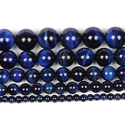 Perles œil de tigre fabrication bijoux collier bracelet boucles 12mm