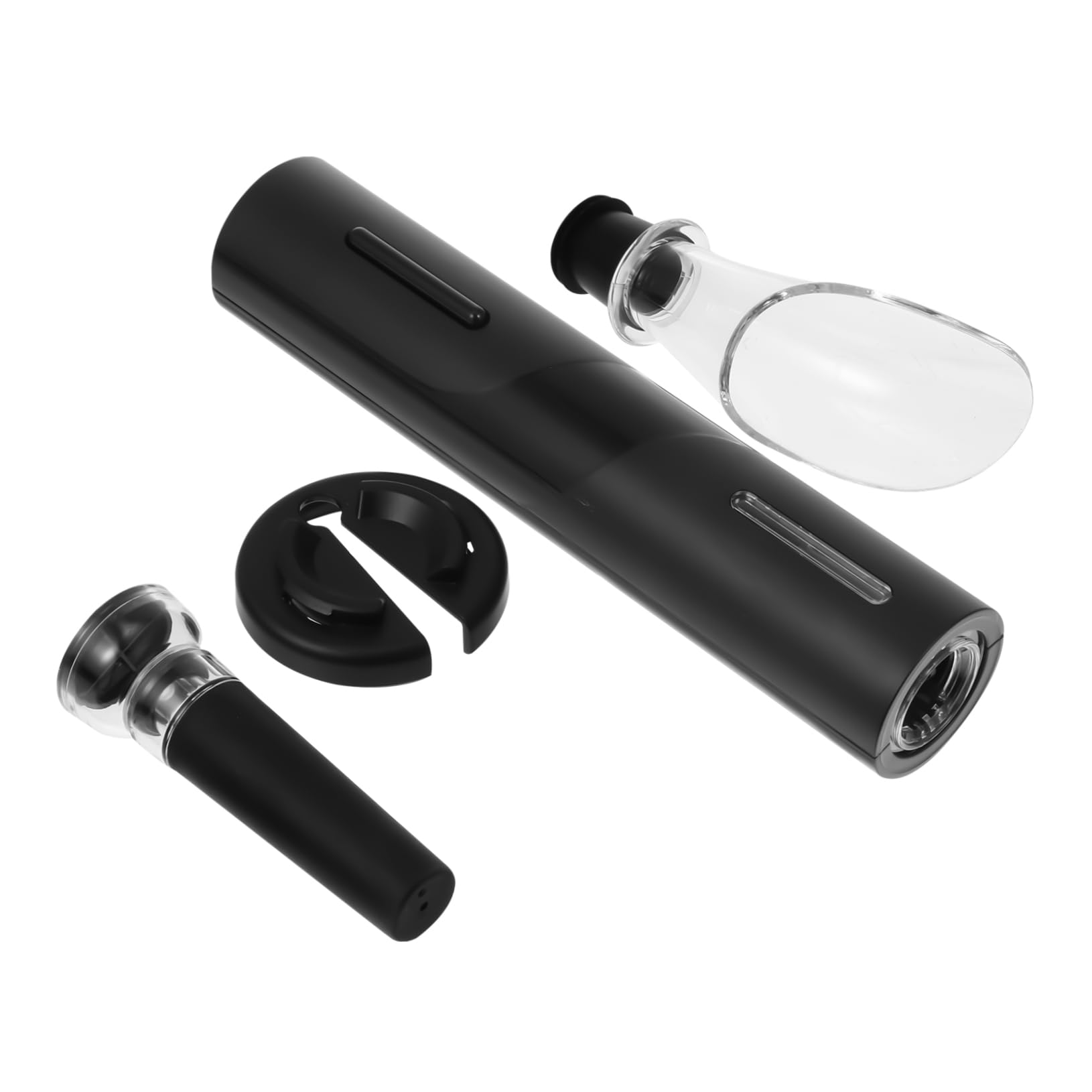 OKUMEYR Wine Opener Kit Electric Wine Opener Foil Cutter Pourer Stylish Ideal for Home Bar Pub Restaurant