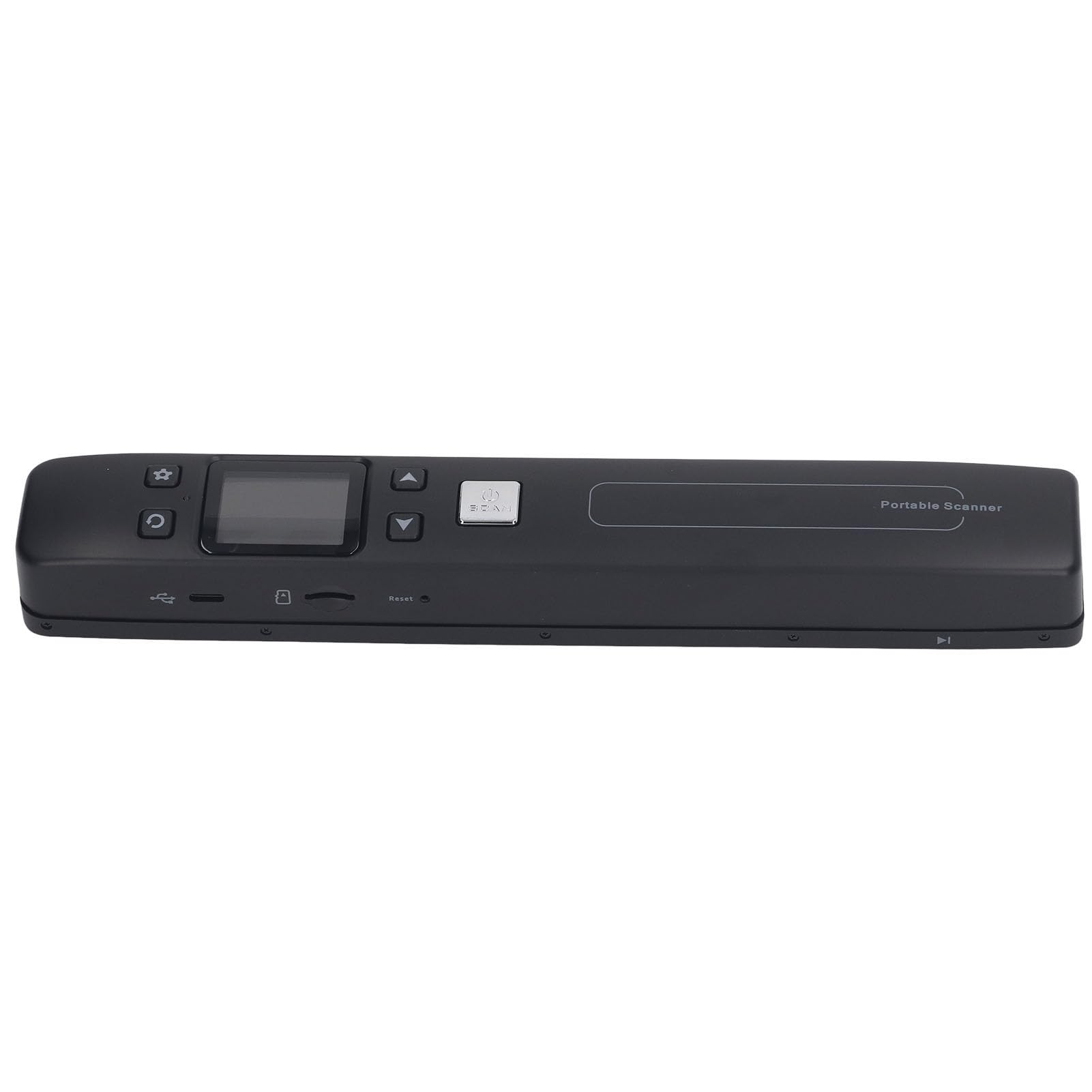 Scanner Fotografico, Scansione HD Scanner per Documenti Mobile Compatto Custodia in ABS con Doppio Rullo per la Scuola